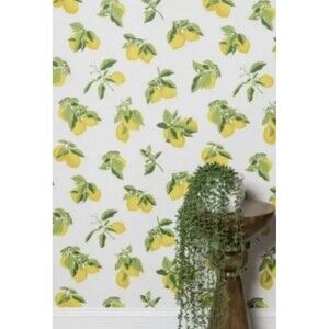 Opalhouse Removable Wallpaper Lemons Yellow Green White